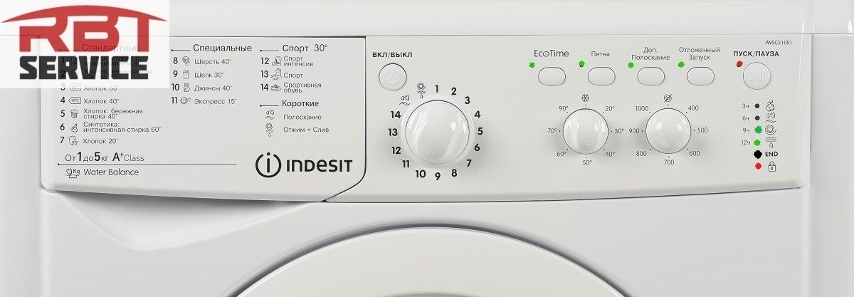 Коды ошибок стиральных машин Indesit